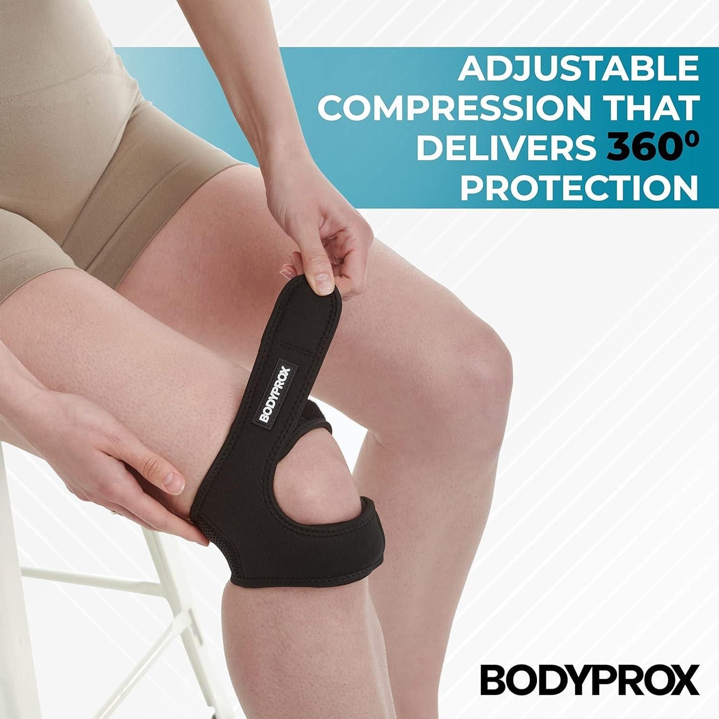 Knee Pain Relief Adjustable Neoprene Knee Strap - Buy 1 Get 1 Free