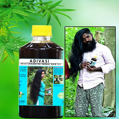 Adivasi Jeeva Sanjivani Herbal Hair Oil 125 ML- Buy 1 Get 1 Free