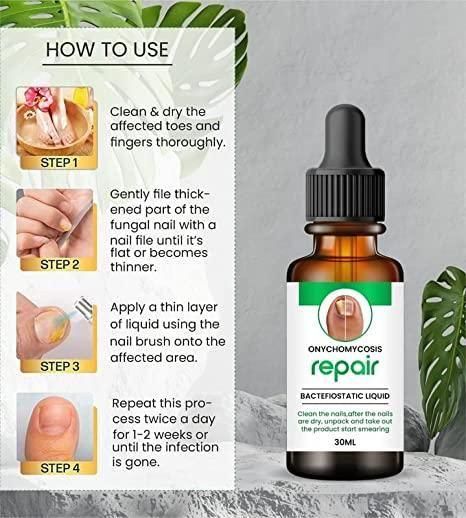 Nail Serum For Complete Nail Protection, Long healthy & fungus free nails