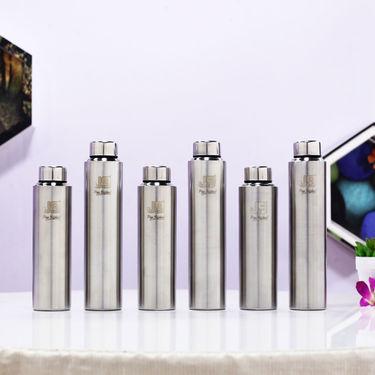 Pack of 6 Stainless Steel Water Bottles