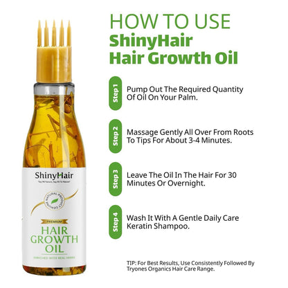 ShinyHair Growth Oil Enriched With Real Herbs 110ml